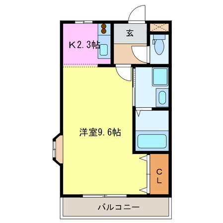 サンライズ山木の物件間取画像